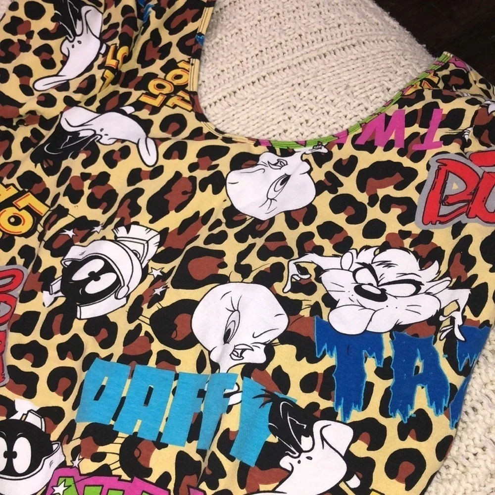 Looney Tunes cartoon body con tshirt dress size 2X - Picture 4 of 4